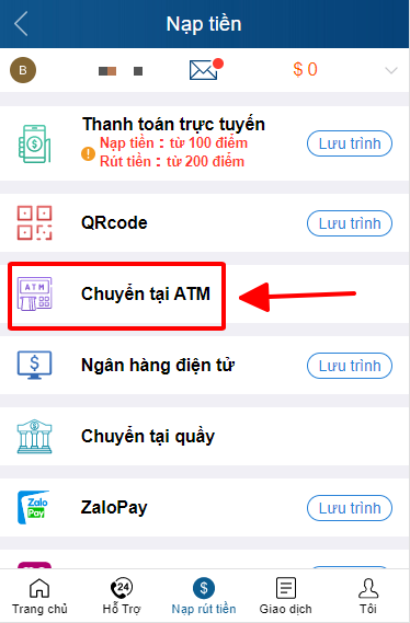 chuyen tien thong qua ATM 1