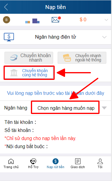 nap tien bang ngan hang dien tu 2