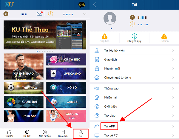 tải app ku casino điện thoại Android